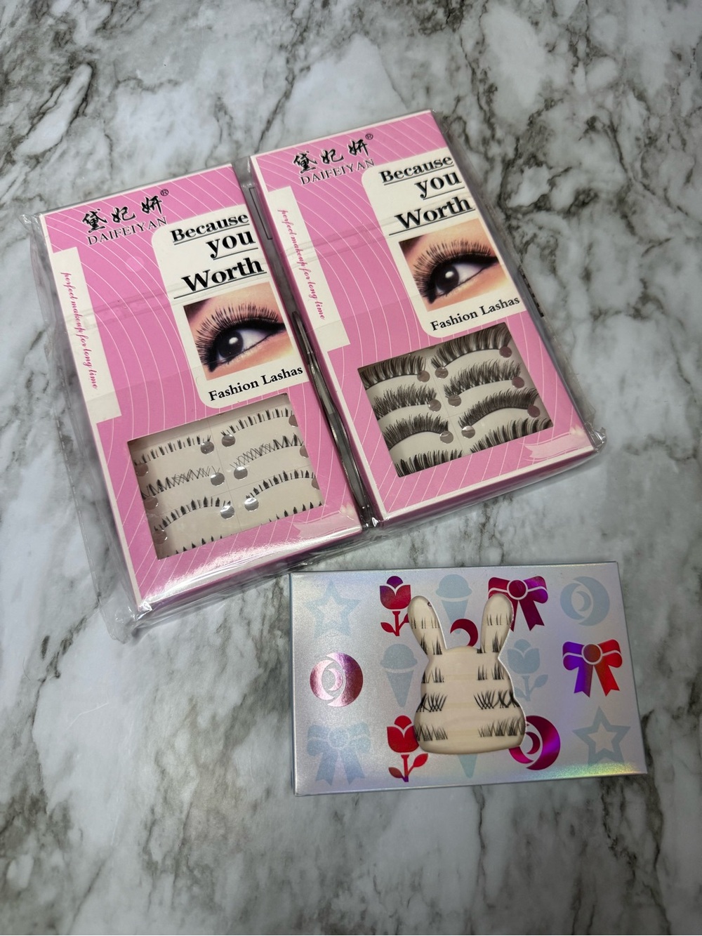 Pink Fashion Lashes - Natural-Look False Eyelashes